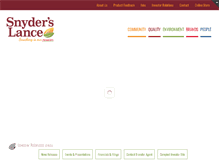 Tablet Screenshot of ir.snyderslance.com